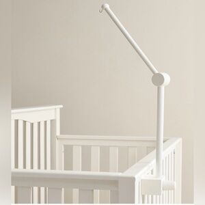 Pottery Barn Baby Crib Mobile Arm White LIKE NEW CONDITION